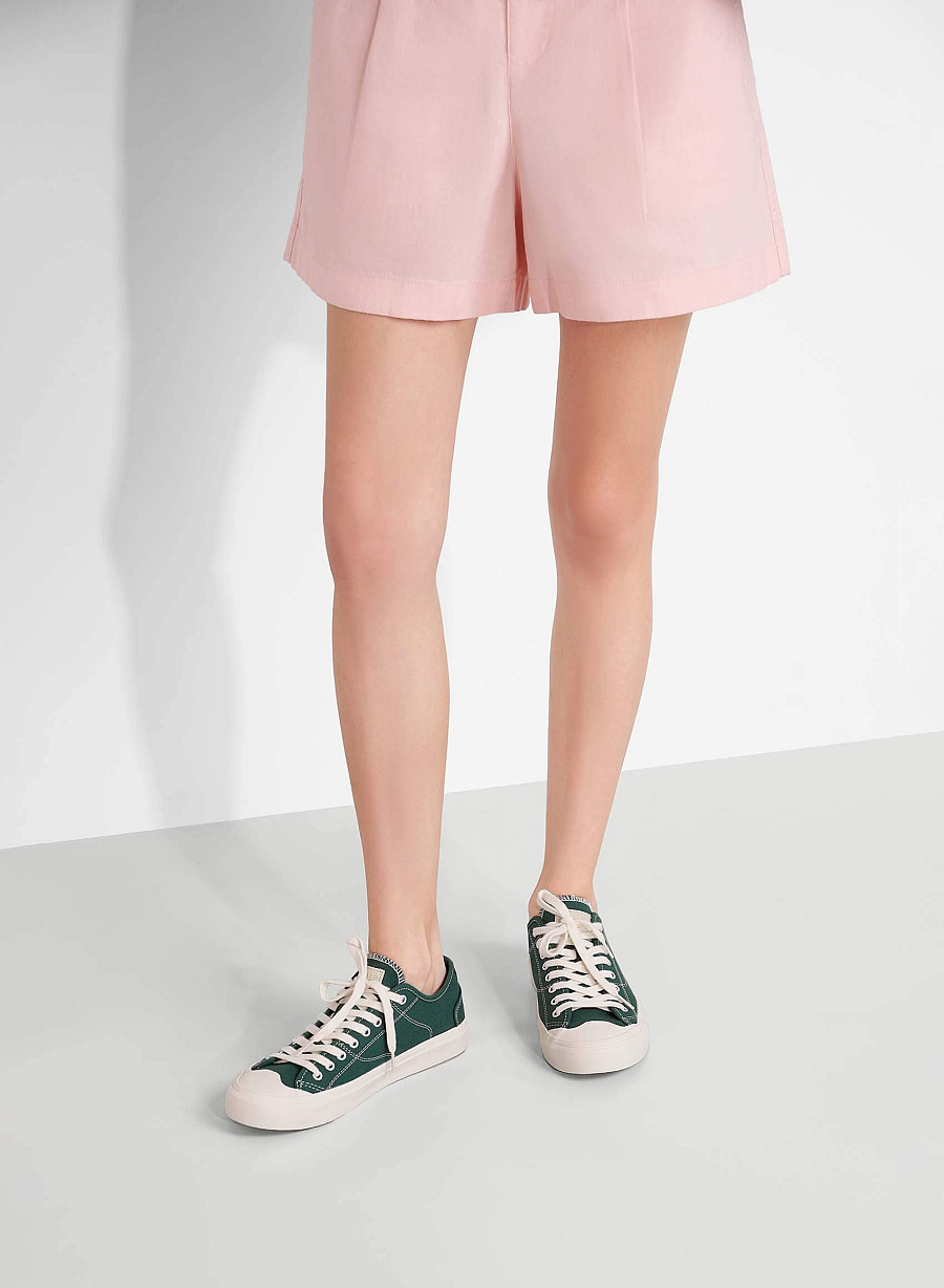 Canvas Sneakers - SNE 0071 - Green - vascara.com