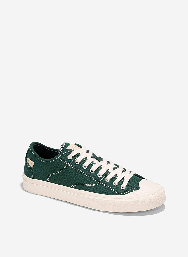 Canvas Sneakers - SNE 0071 - Green - VASCARA