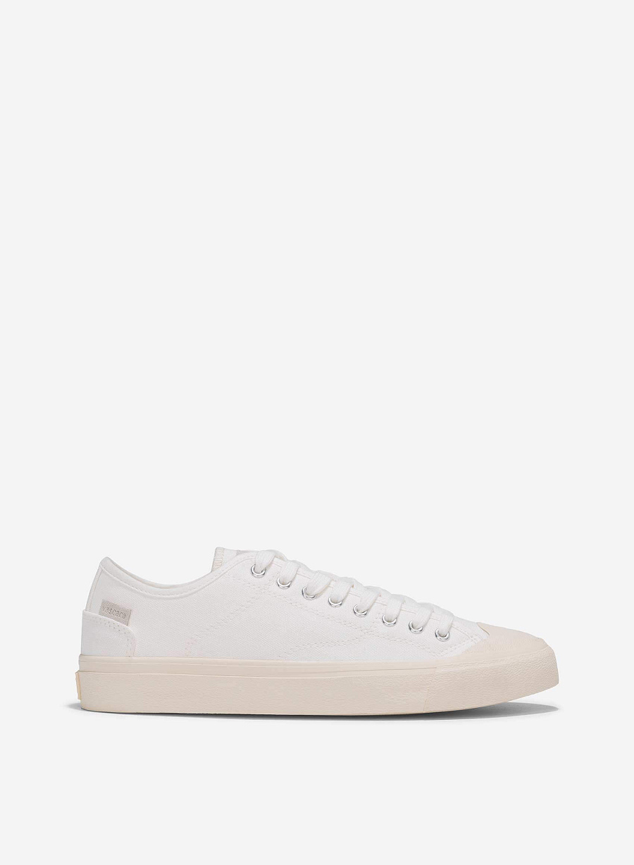 Canvas Sneakers - SNE 0071 - White - vascara.com