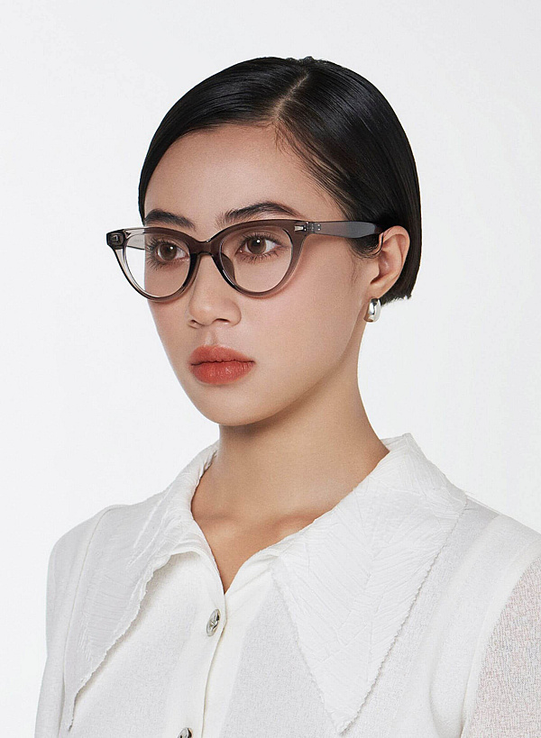 Charlotte Sunglasses - EYE 0021 - Light Gray - VASCARA