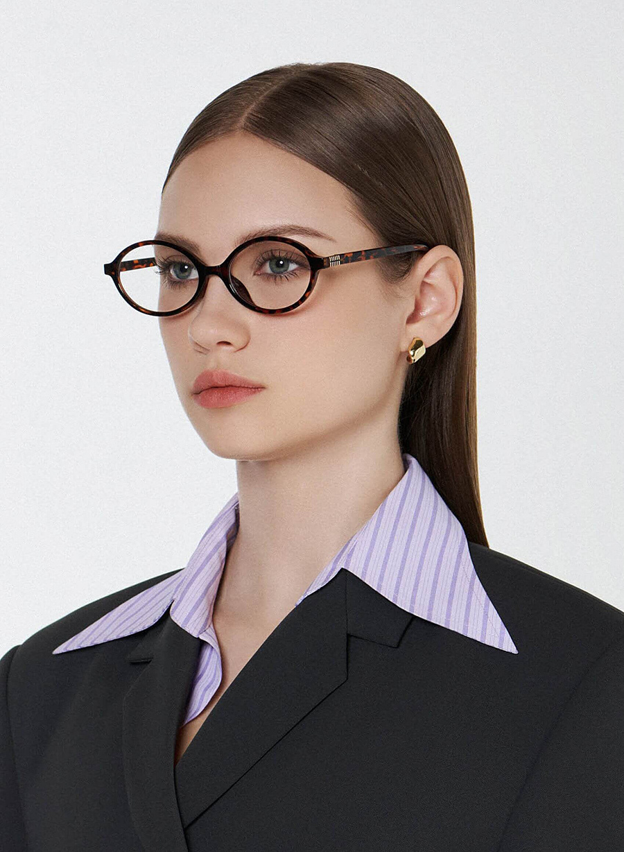 Clara Eyeglasses - RND 0052 - Tortoise - vascara.com