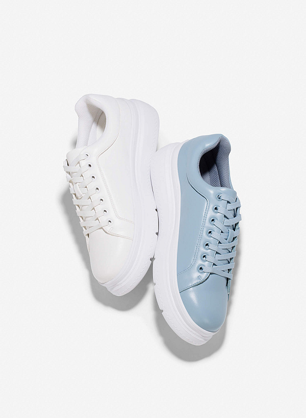 Classic Chunky Sneaker - SNE 0072 - Light Blue - VASCARA