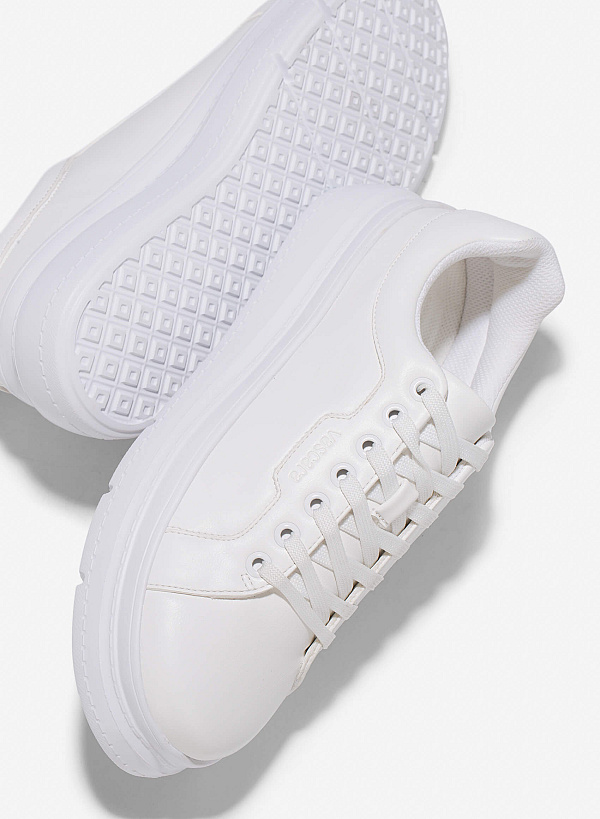 Classic Chunky Sneaker - SNE 0072 - White - VASCARA