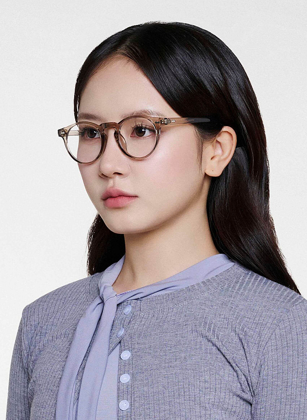 Collin Eyeglasses - RND 0062 - Beige - VASCARA