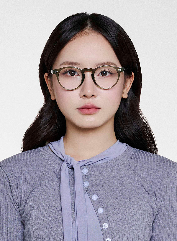 Collin Eyeglasses - RND 0062 - Green - VASCARA