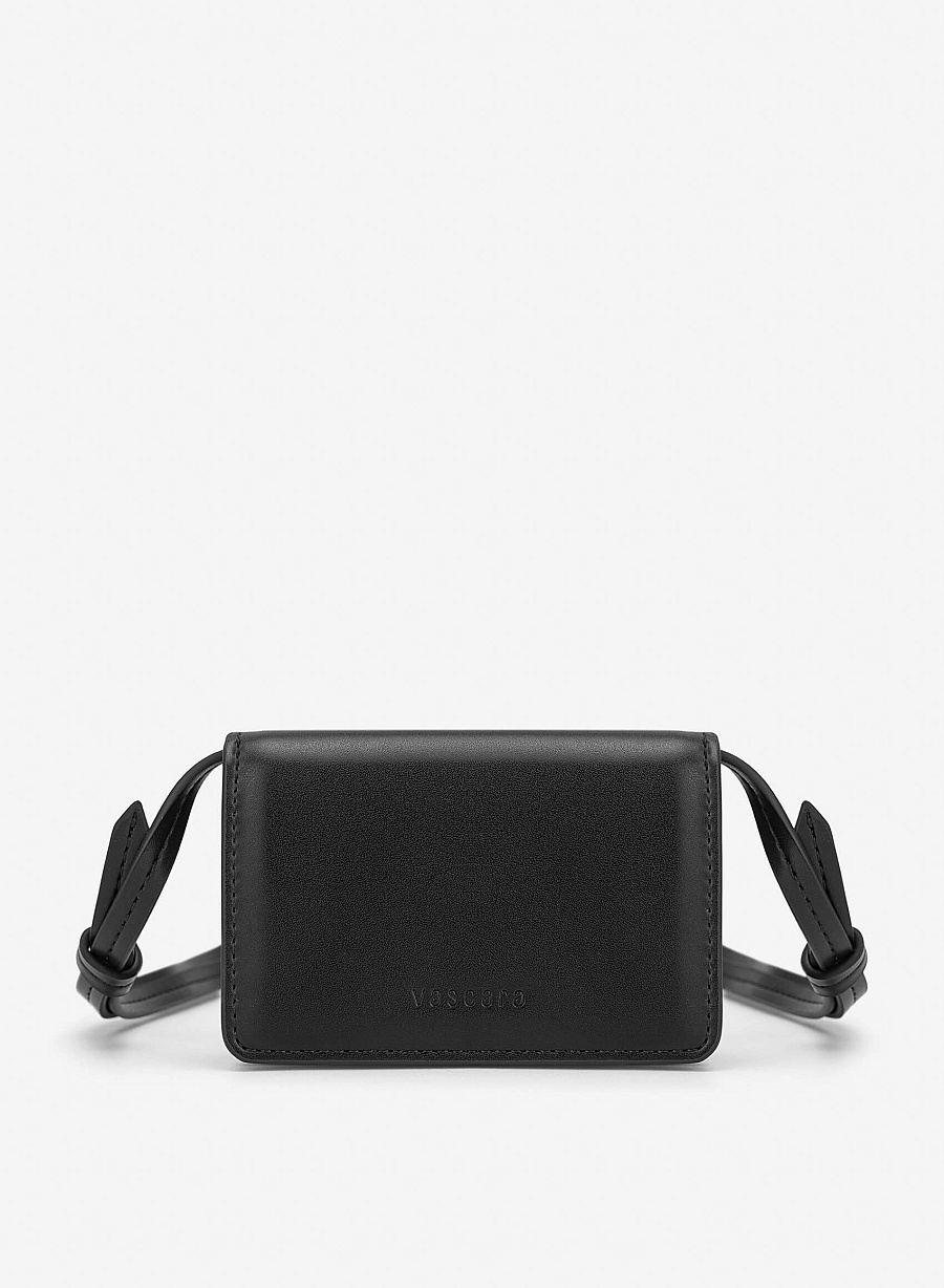 Crossbody Mini Wallet - WLL 0329 - Black - vascara.com