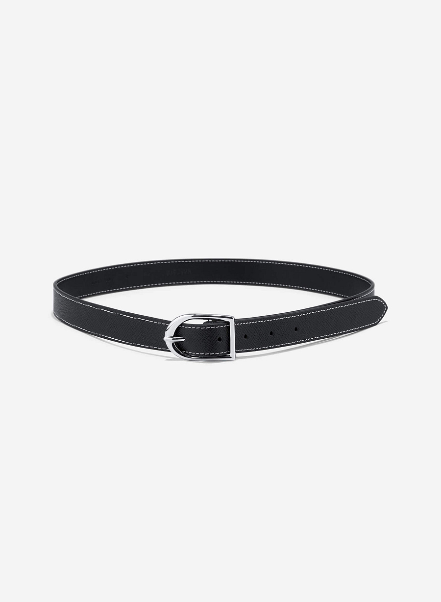 Embossed Belt - BEL 0041 - Black - vascara.com