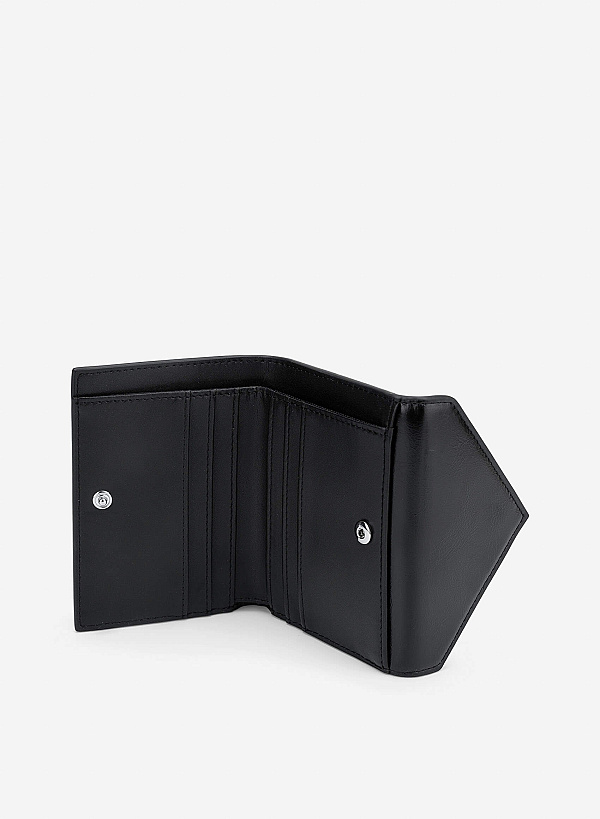 Enveloped Mini Wallet - WLL 0318 - Black - VASCARA