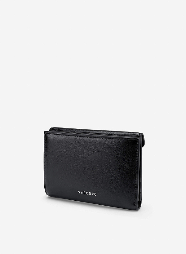 Enveloped Mini Wallet - WLL 0318 - Black - VASCARA