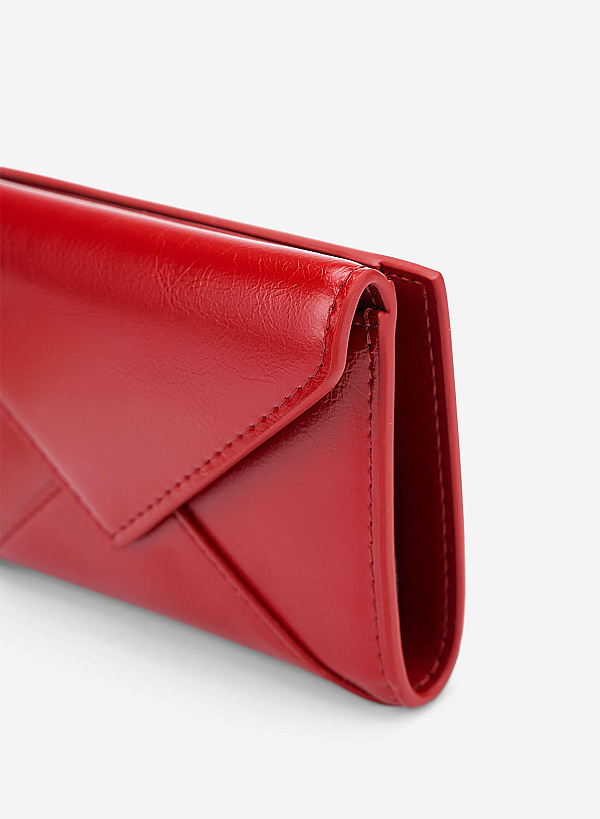 Enveloped Mini Wallet - WLL 0318 - Red - VASCARA
