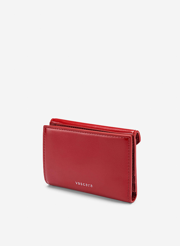 Enveloped Mini Wallet - WLL 0318 - Red - VASCARA