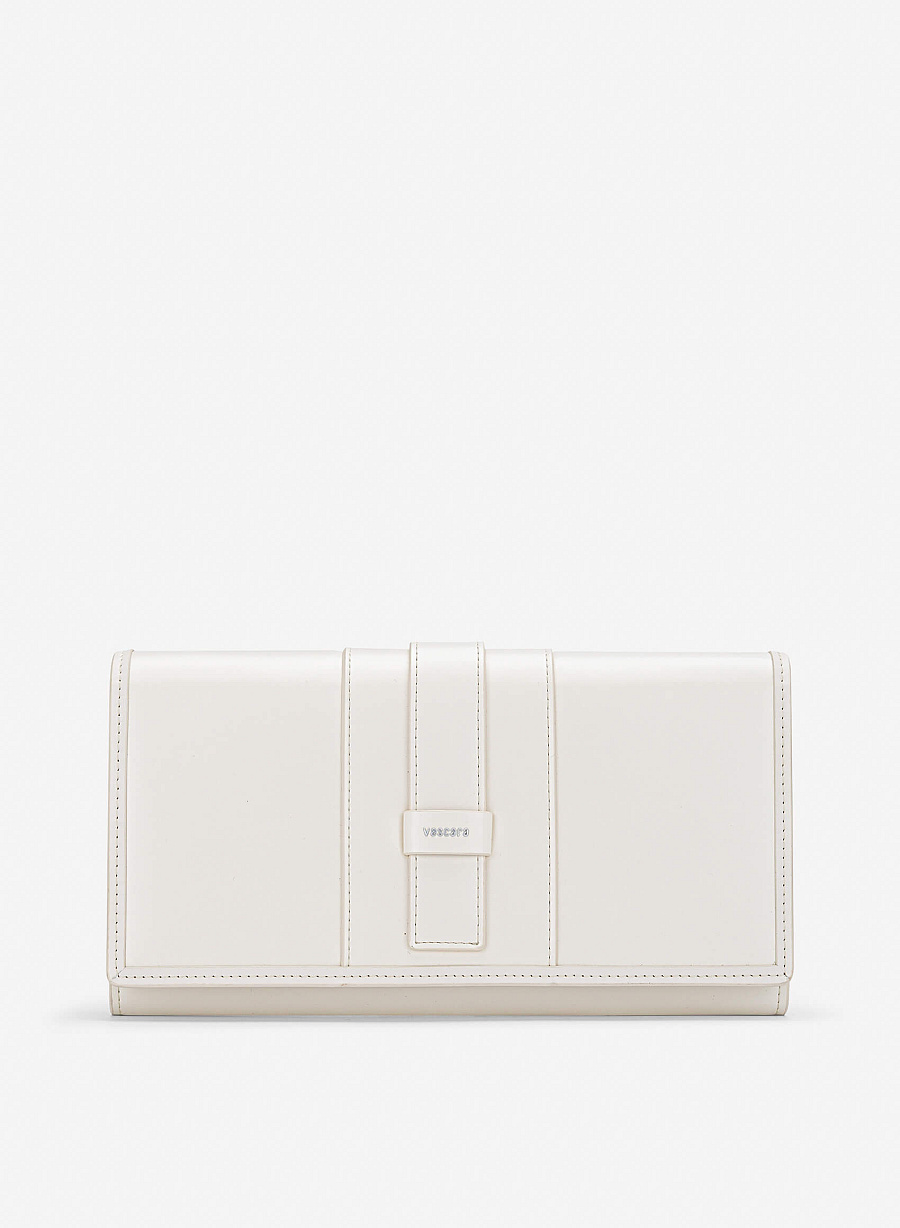 Fold-Over Lock Flat Clucth - CLT 0137 - Cream - vascara.com