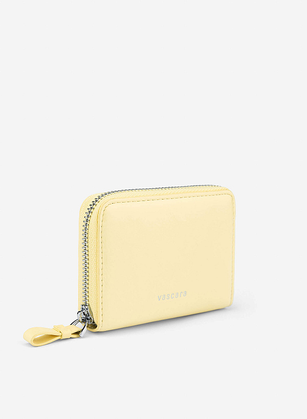 Geometric Mini Wallet - WLL 0316 - Light Yellow - VASCARA