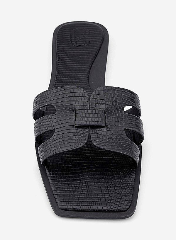 Gladiator Slippers - FLI 0207 - Black - VASCARA