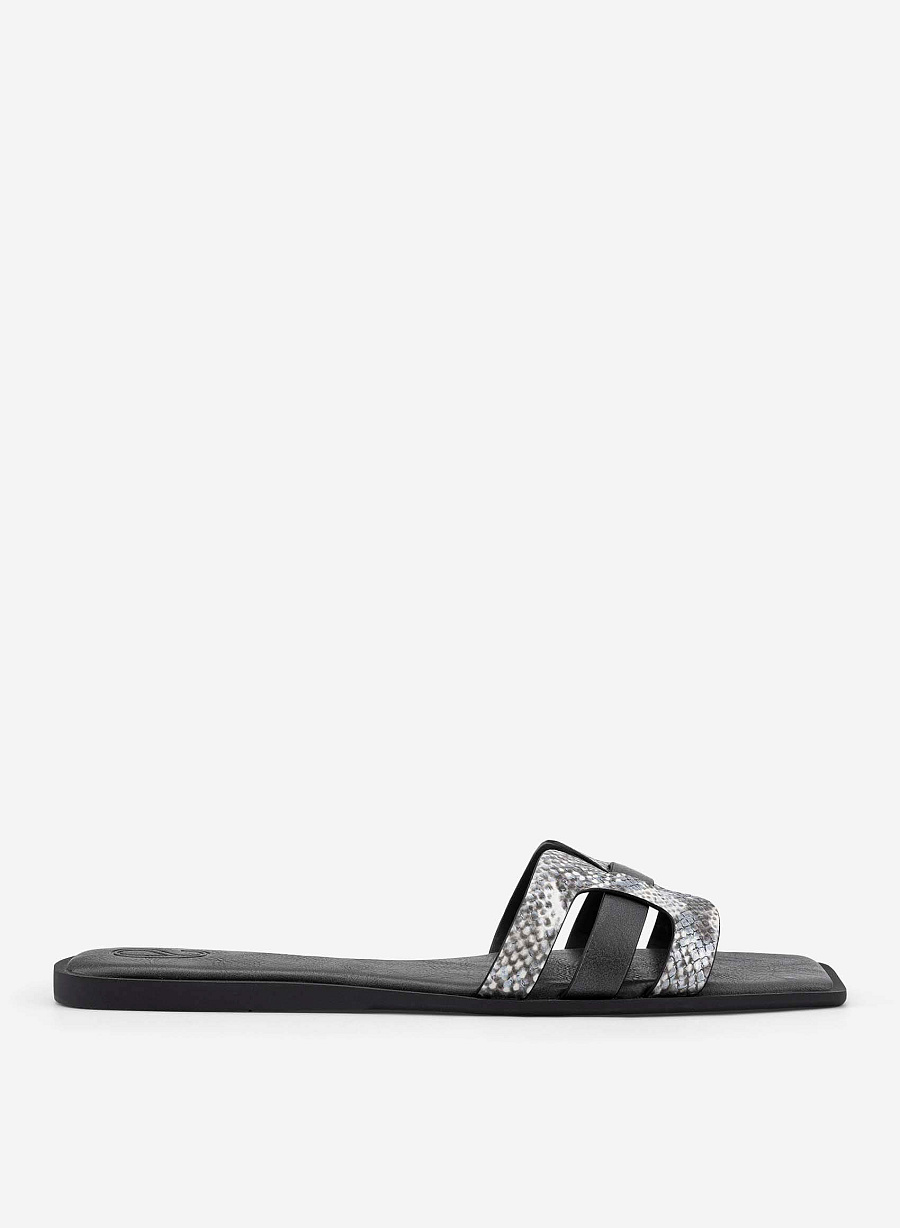 Gladiator Slippers - FLI 0207 - Gray - vascara.com