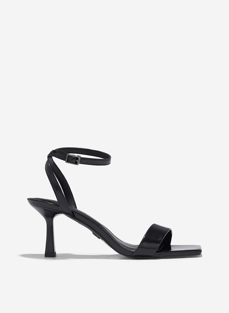 High Heeled Sandals - PUM 0793 - Black - vascara.com
