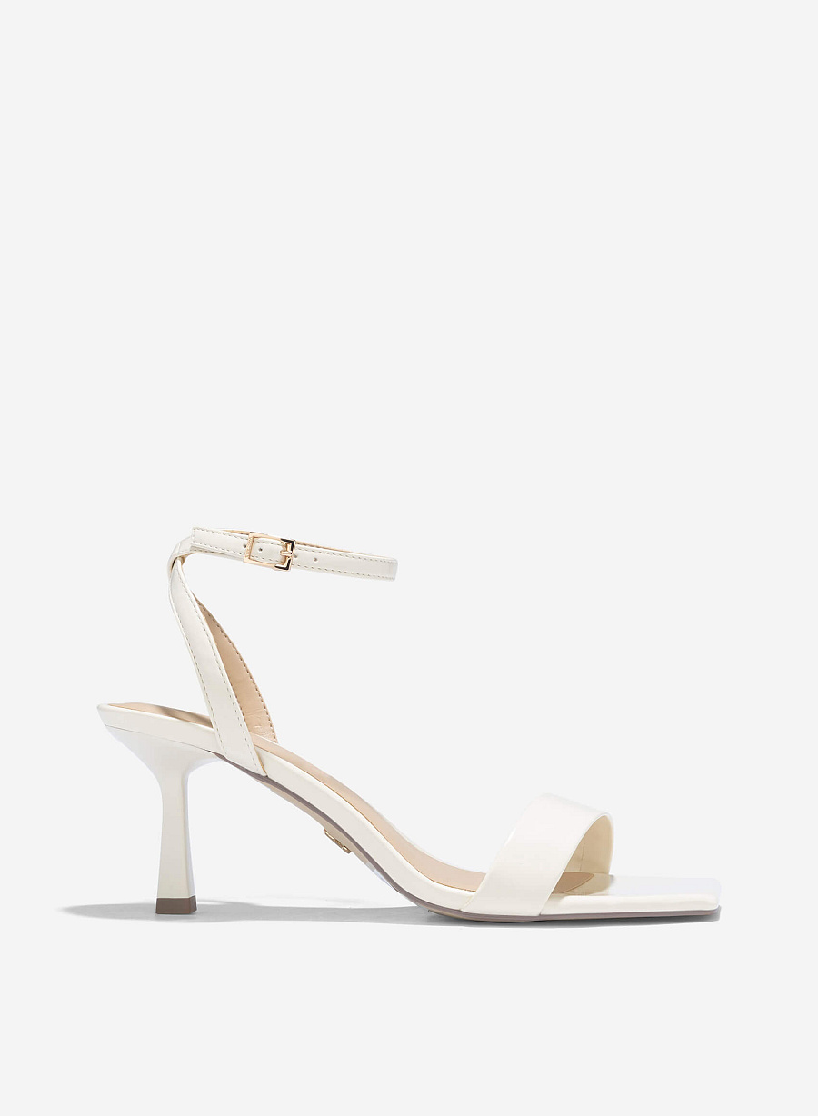 High Heeled Sandals - PUM 0793 - Cream - vascara.com