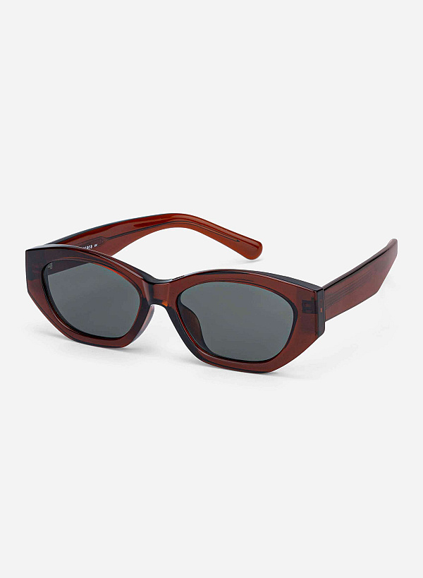 Jane Sunglasses - SPC 0018 - Dark Brown - VASCARA