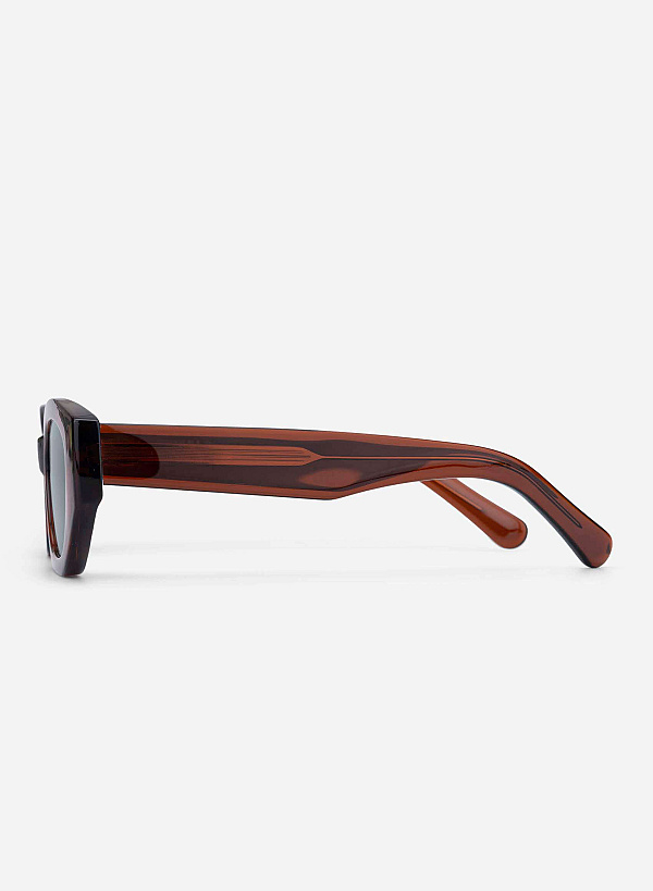 Jane Sunglasses - SPC 0018 - Dark Brown - VASCARA