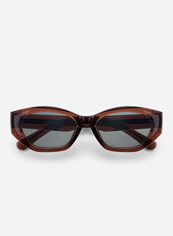 Jane Sunglasses - SPC 0018 - Dark Brown - VASCARA