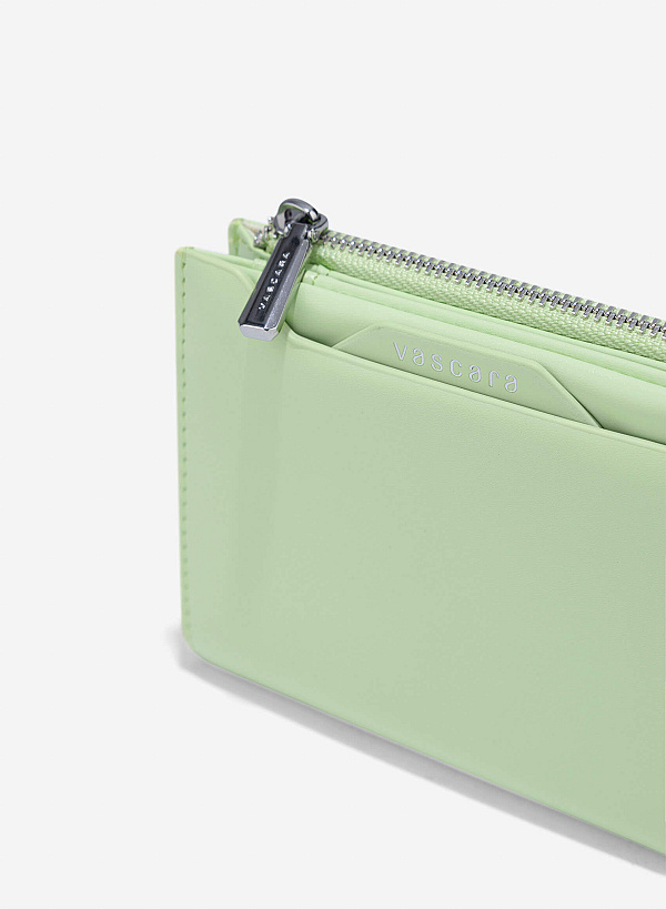 Layered Handheld Mini Wallet - WLL 0305 - Light Green - VASCARA