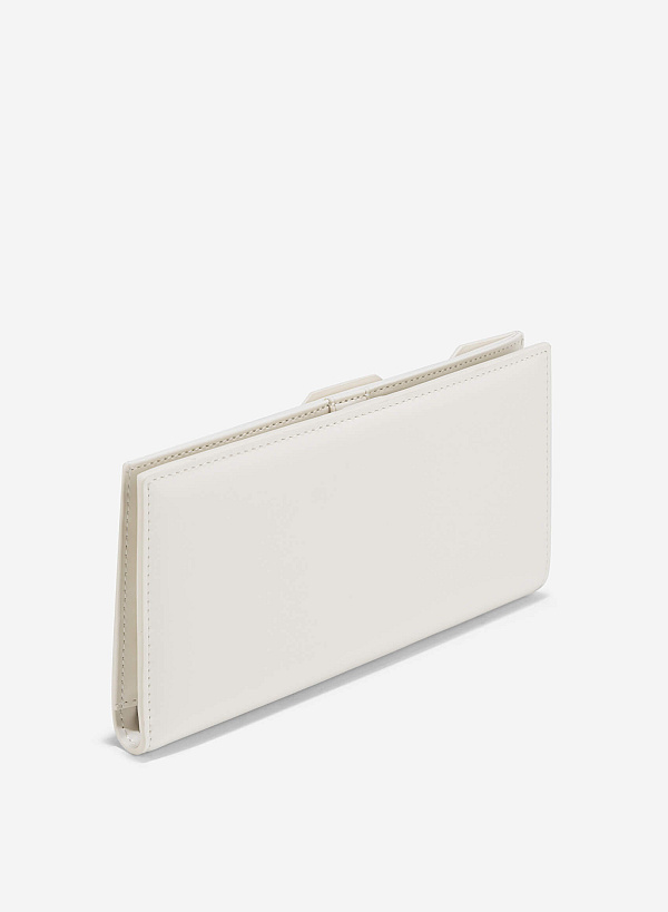 Layered Handheld Wallet - WLL 0304 - Cream - VASCARA