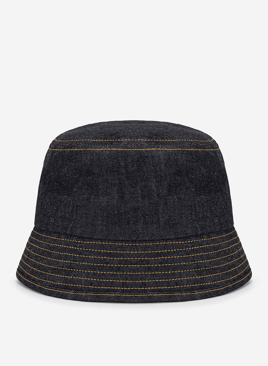 Line Detail Buket Hat - HAT 0009 - Denim - vascara.com