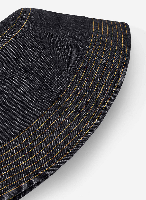 Line Detail Buket Hat - HAT 0009 - Denim - VASCARA