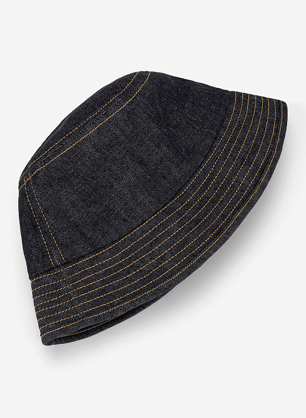 Line Detail Buket Hat - HAT 0009 - Denim - VASCARA