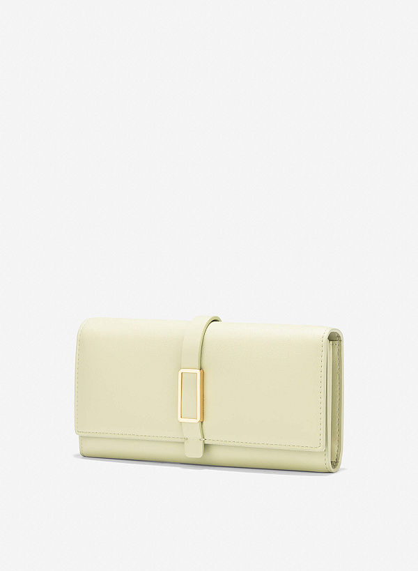 Lock Décor Wallet - WLL 0297 - Mint - VASCARA