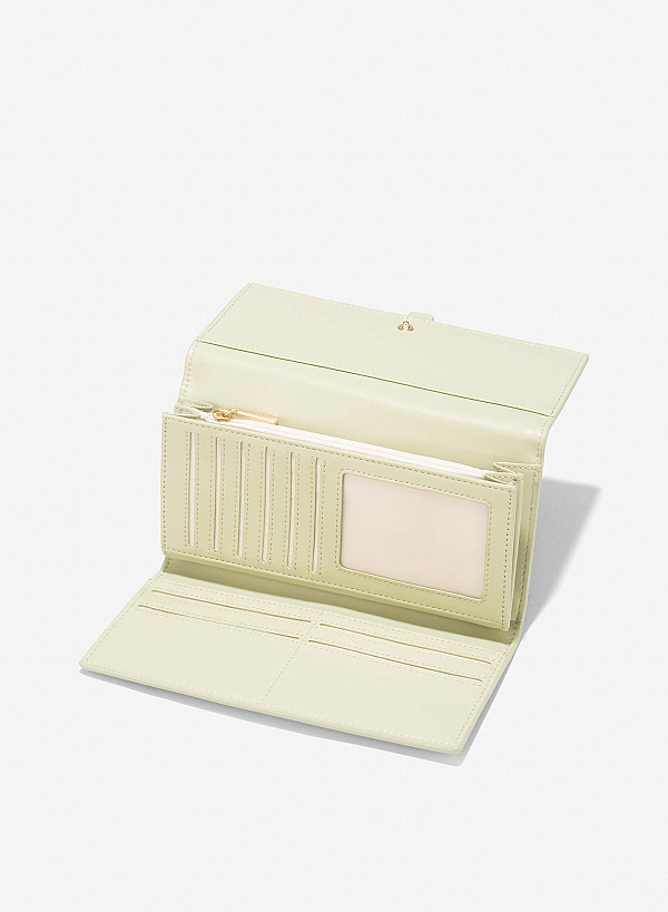 Lock Décor Wallet - WLL 0297 - Mint - VASCARA