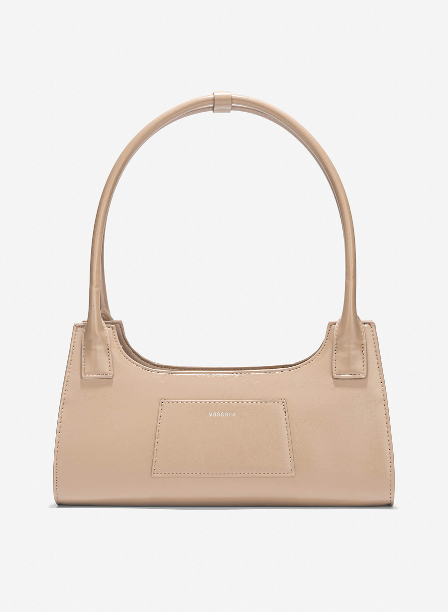 Long Strap Shoulder Bag - TTE 0156 - Dark Beige - vascara.com