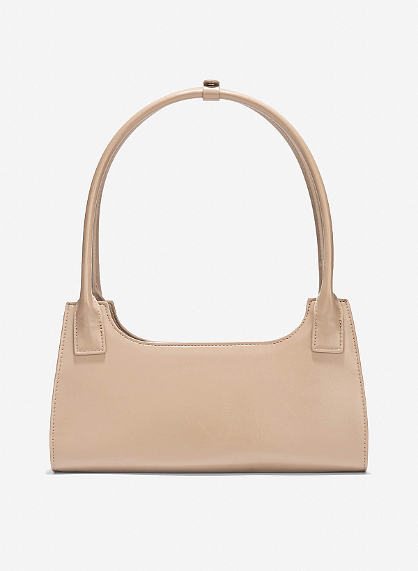 Long Strap Shoulder Bag - TTE 0156 - Dark Beige - VASCARA