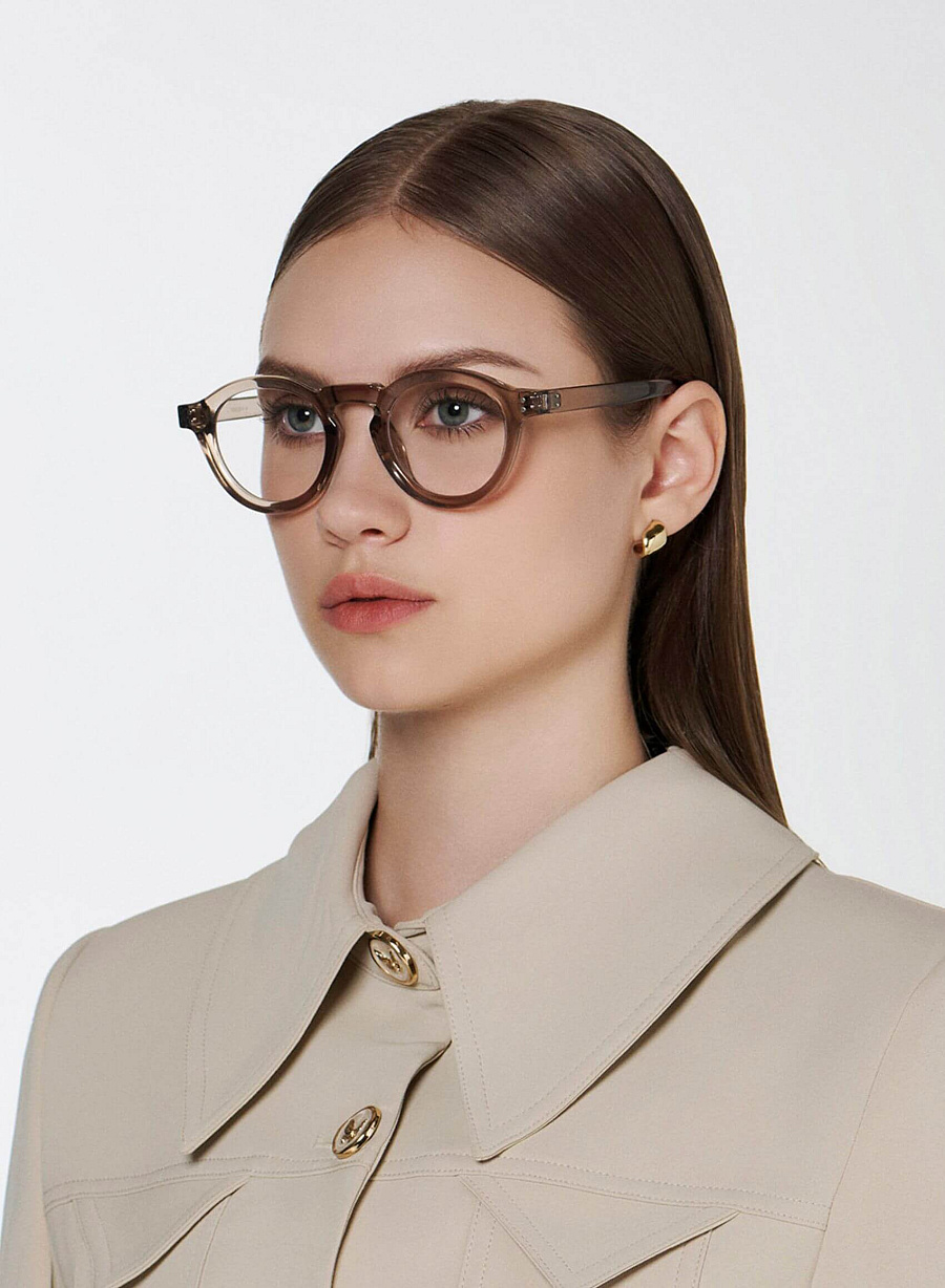Louise Sunglasses - RND 0056 - Beige - vascara.com