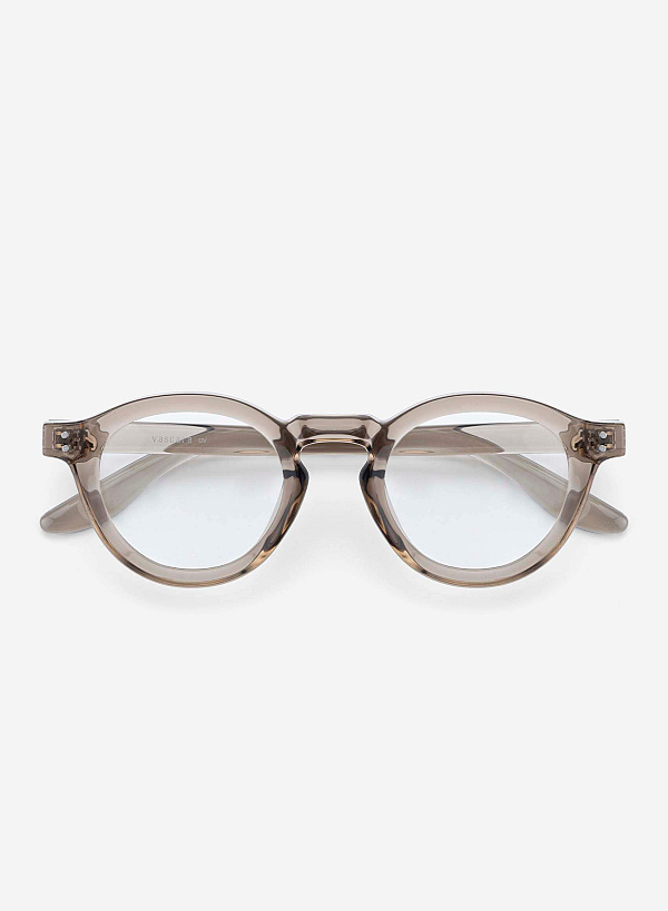 Louise Sunglasses - RND 0056 - Beige - VASCARA