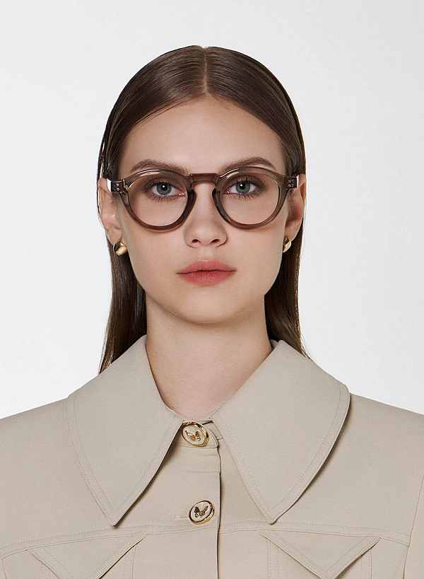 Louise Sunglasses - RND 0056 - Beige - VASCARA