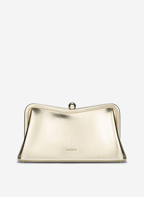 View more item Metallic Party Clutch - CLT 0133 - Gold