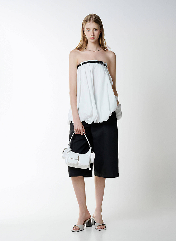 Mini Pocket Shoulder Bag - TTE 0181 - Black - VASCARA