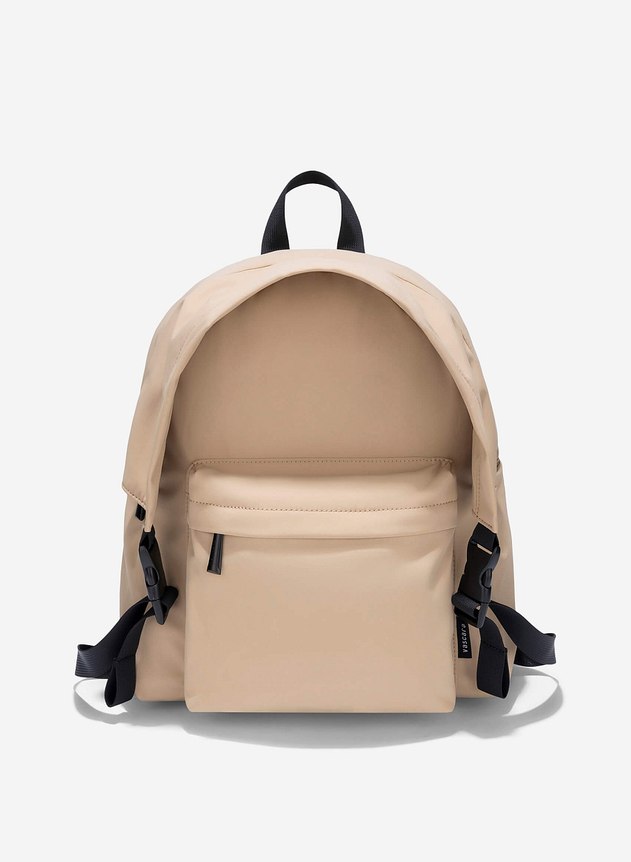 Parachute Fabric Sporty Backpack - BAK 0203 - Light Brown - vascara.com
