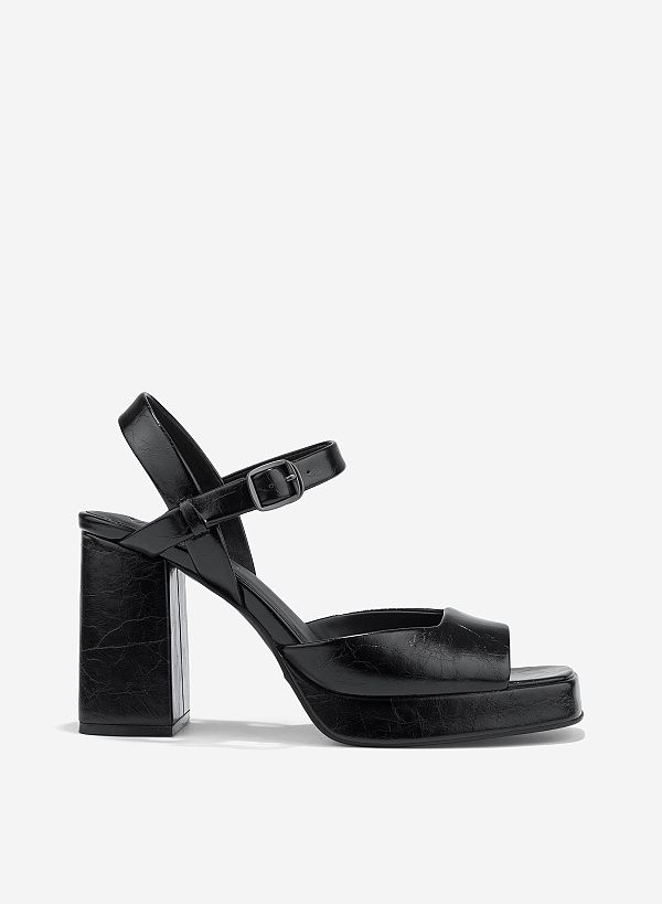 Platform Sandals - PUM 0807 - Black