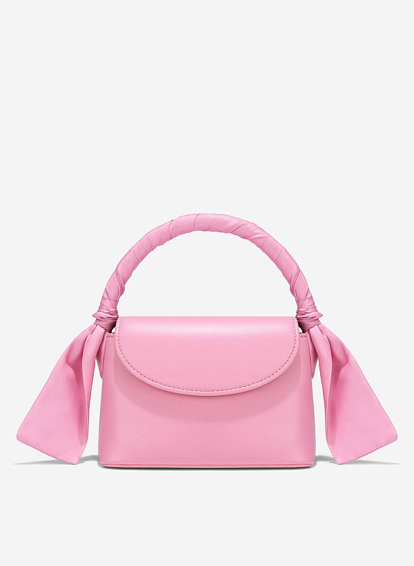 Silk Scarf Mini Bag - MES 0241 - Pink