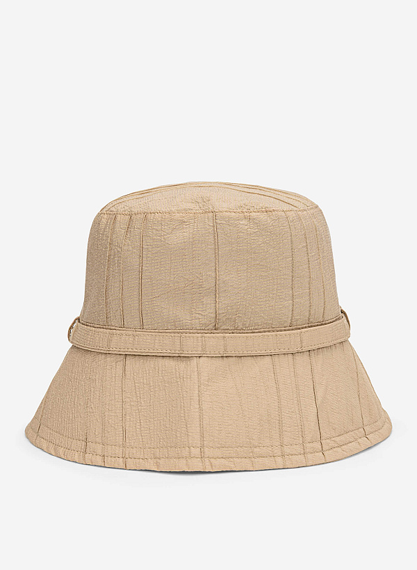 View more item Strap Detai Bucket Hat - HAT 0007 - Beige