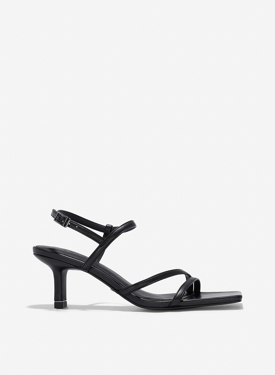 Strappy Sandals - PUM 0788 - Black - vascara.com