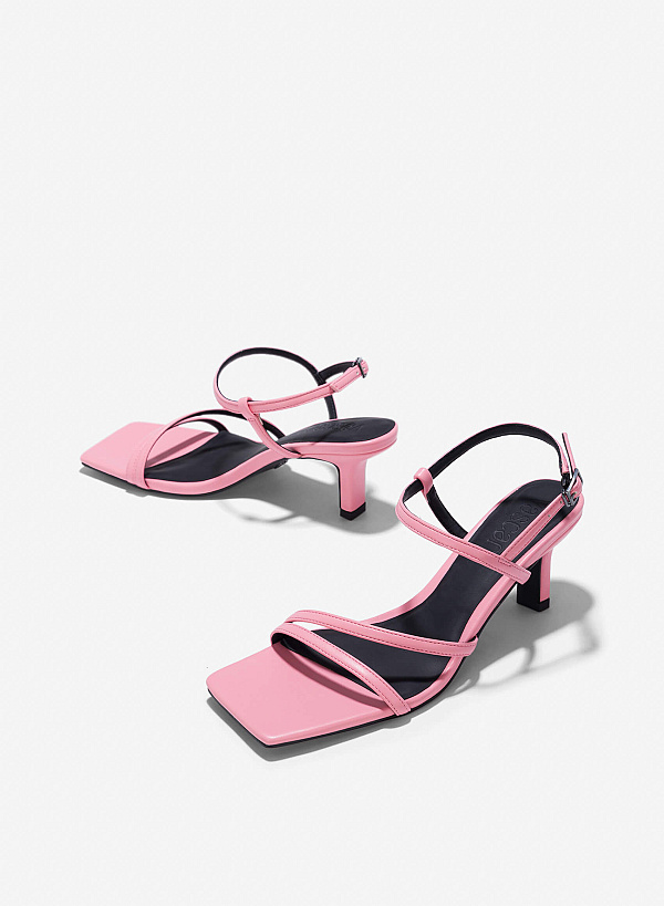 Strappy Sandals - PUM 0788 - Pink - VASCARA