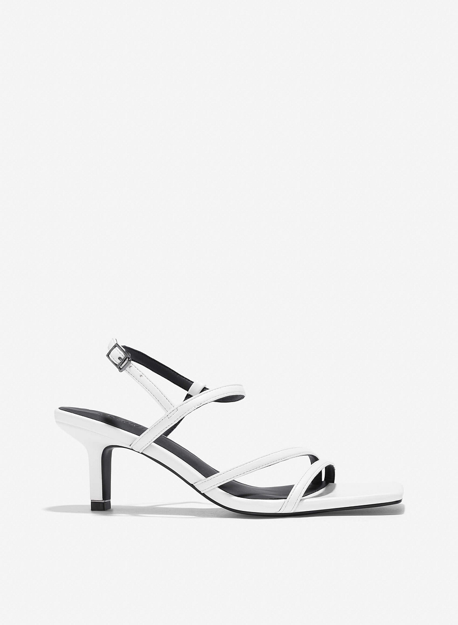 Strappy Sandals - PUM 0788 - White - vascara.com