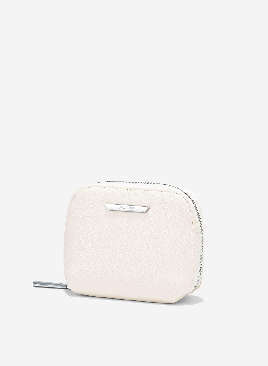 Striped Mini Wallet - WLL 0310 - Cream - vascara.com