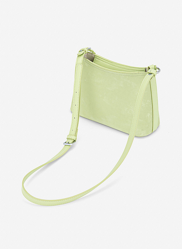 Tone-on-tone Chain Bucket Bag - TTE 0195 - Light Green - VASCARA
