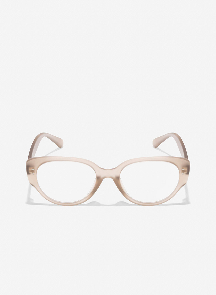 Transparent Frames Wayfarer Glasses - WFA 0059 - Beige - vascara.com