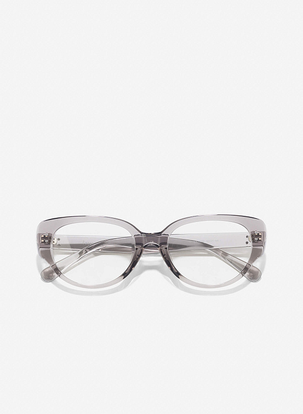 Transparent Frames Wayfarer Glasses - WFA 0059 - Gray - VASCARA