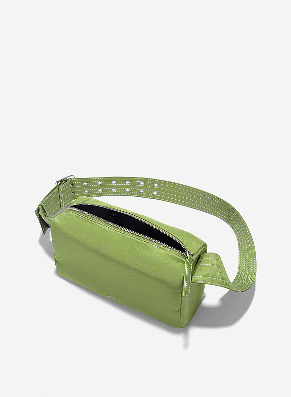 Trendy Strap Y2K Shoulder Bag - MES 0253 - Green - VASCARA